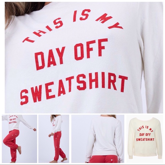Wildfox Tops - Wildfox BBJ Day Off Sweatshirt Pullover Nordstrom